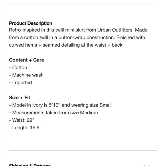 Urban Outfitters Wrap Mini Skirt - Picture 5 of 5